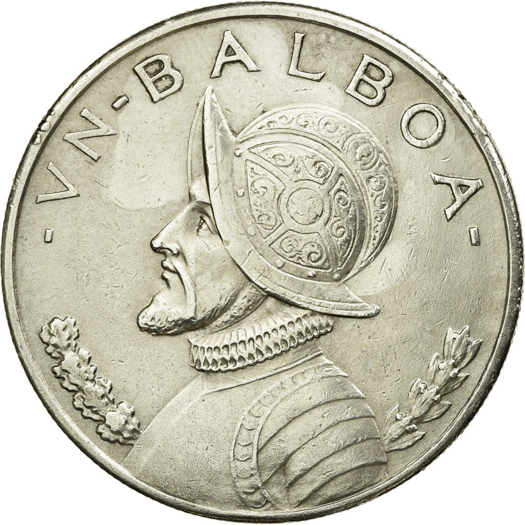 Coin, Panama, Balboa, 1934, AU(50-53), Silver, KM:13