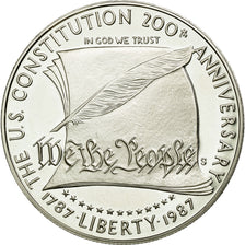 Coin, United States, Dollar, 1987, U.S. Mint,San Francisco,MS(63),Silver,KM 220