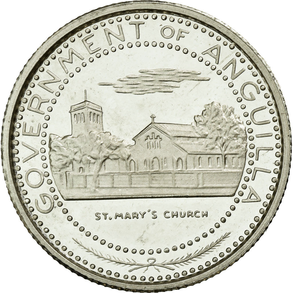 Moneda, ANGUILLA, 1/2 Dollar, 1969, FDC, Plata, KM:15