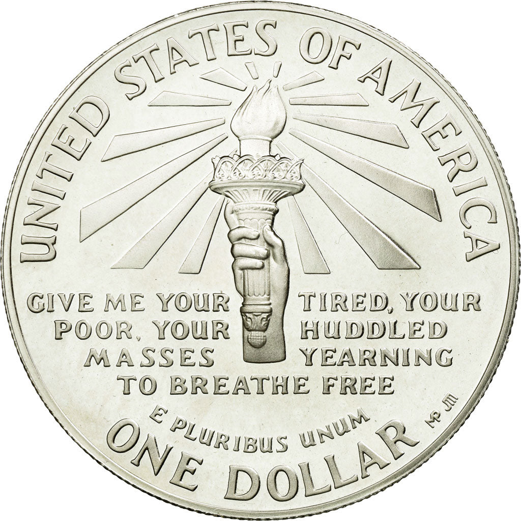 Coin, United States, Dollar, 1986, U.S. Mint, San Francisco,MS(63),Silver,KM 214