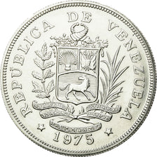 Monnaie, Venezuela, 25 Bolivares, 1975, British Royal Mint, SPL, Argent, KM:46