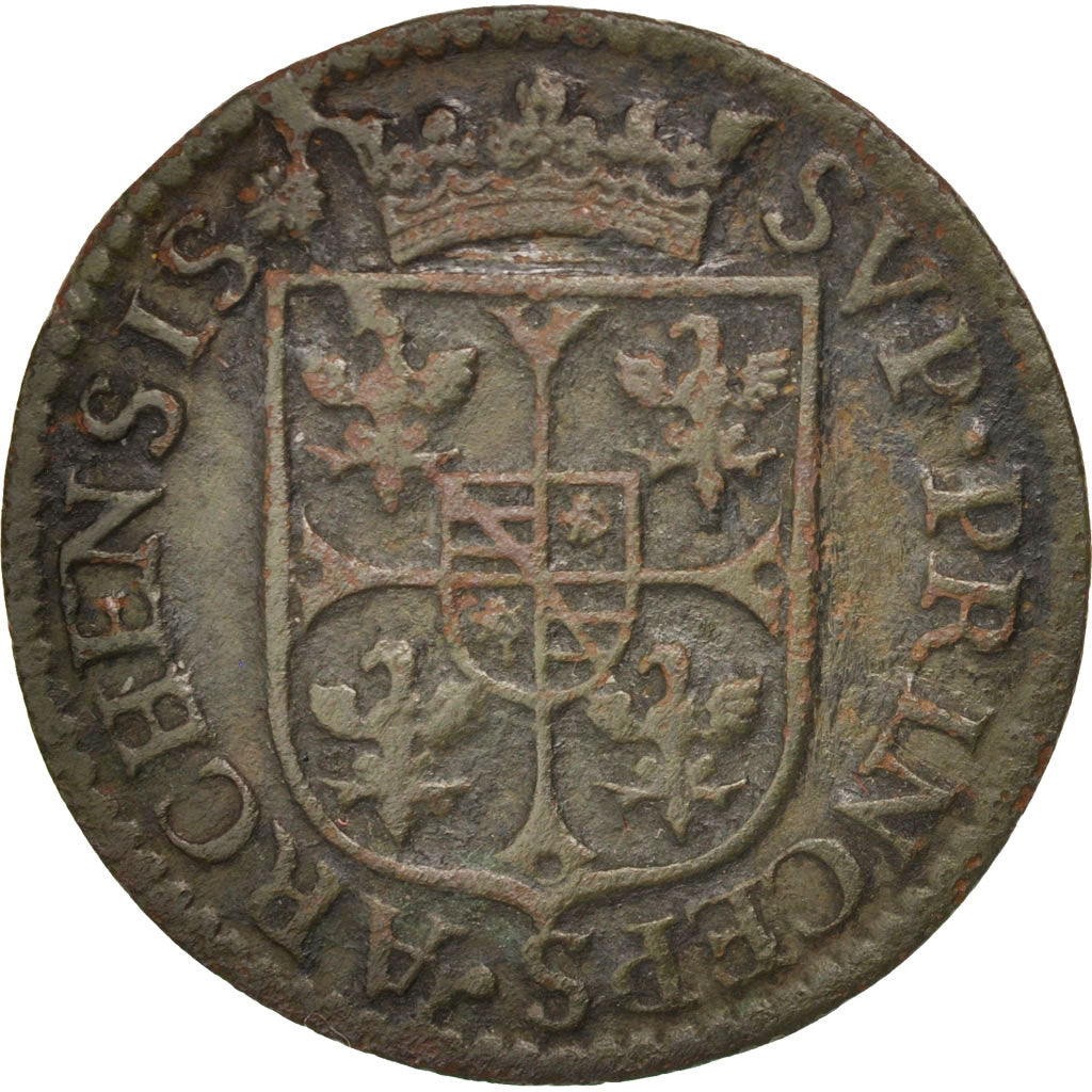 Francia, Liard, 1609, Charleville, BB+, Rame, C2G:284