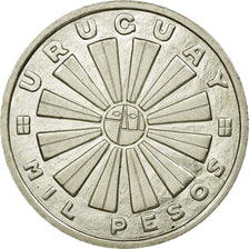 Coin, Uruguay, 1000 Pesos, 1969, Santiago, AU(55-58), KM 55
