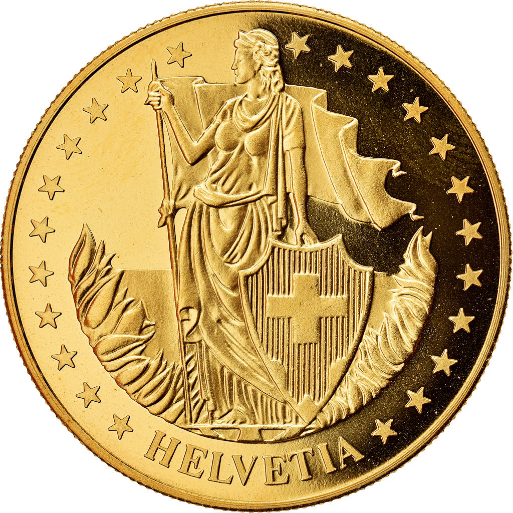 Switzerland, Medal, Littérature, Johanna Spyri, Heidi, MS(64), Copper-Nickel