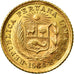 Moneta, Perù, 1/5 Libra, Pound, 1964, Lima, SPL, Oro, KM:210