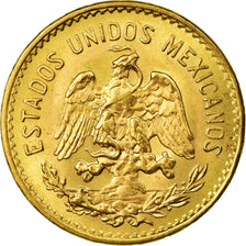 Monnaie, Mexique, 5 Pesos, 1955, Mexico City, SUP+, Or, KM:464