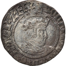 Coin, Great Britain, Half Groat, London, AU(50-53), Silver