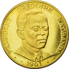 Coin, Rwanda, 50 Francs, 1965, MS(63), Gold, KM:3