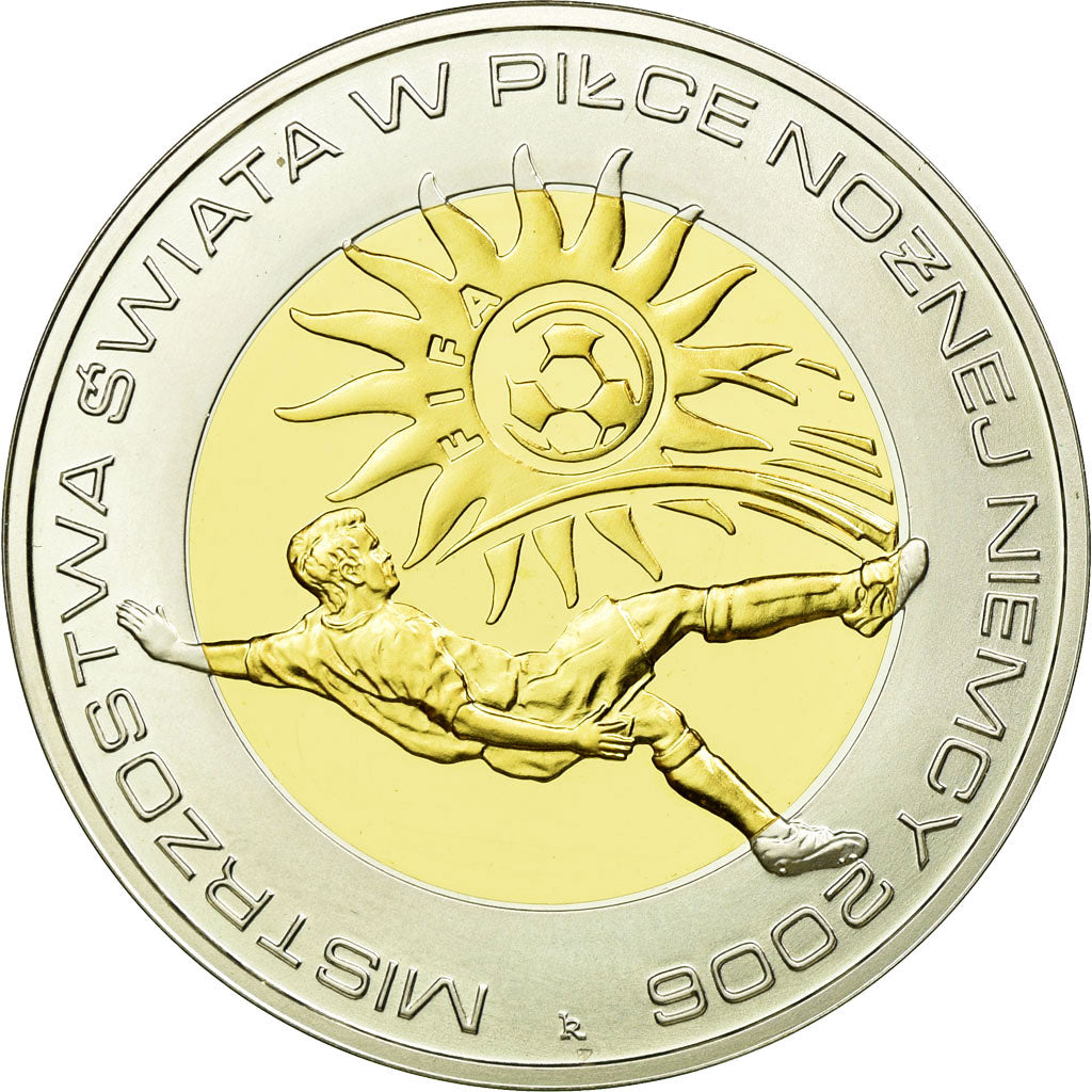 Moneta, Polonia, 10 Zlotych, 2006, Warsaw, SPL, Bi-metallico, KM:754