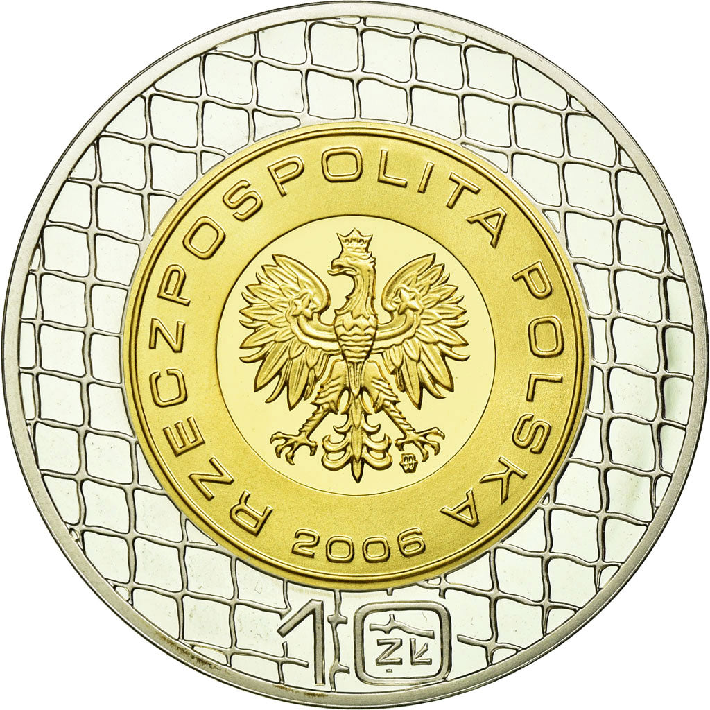 Moneta, Polonia, 10 Zlotych, 2006, Warsaw, SPL, Bi-metallico, KM:754