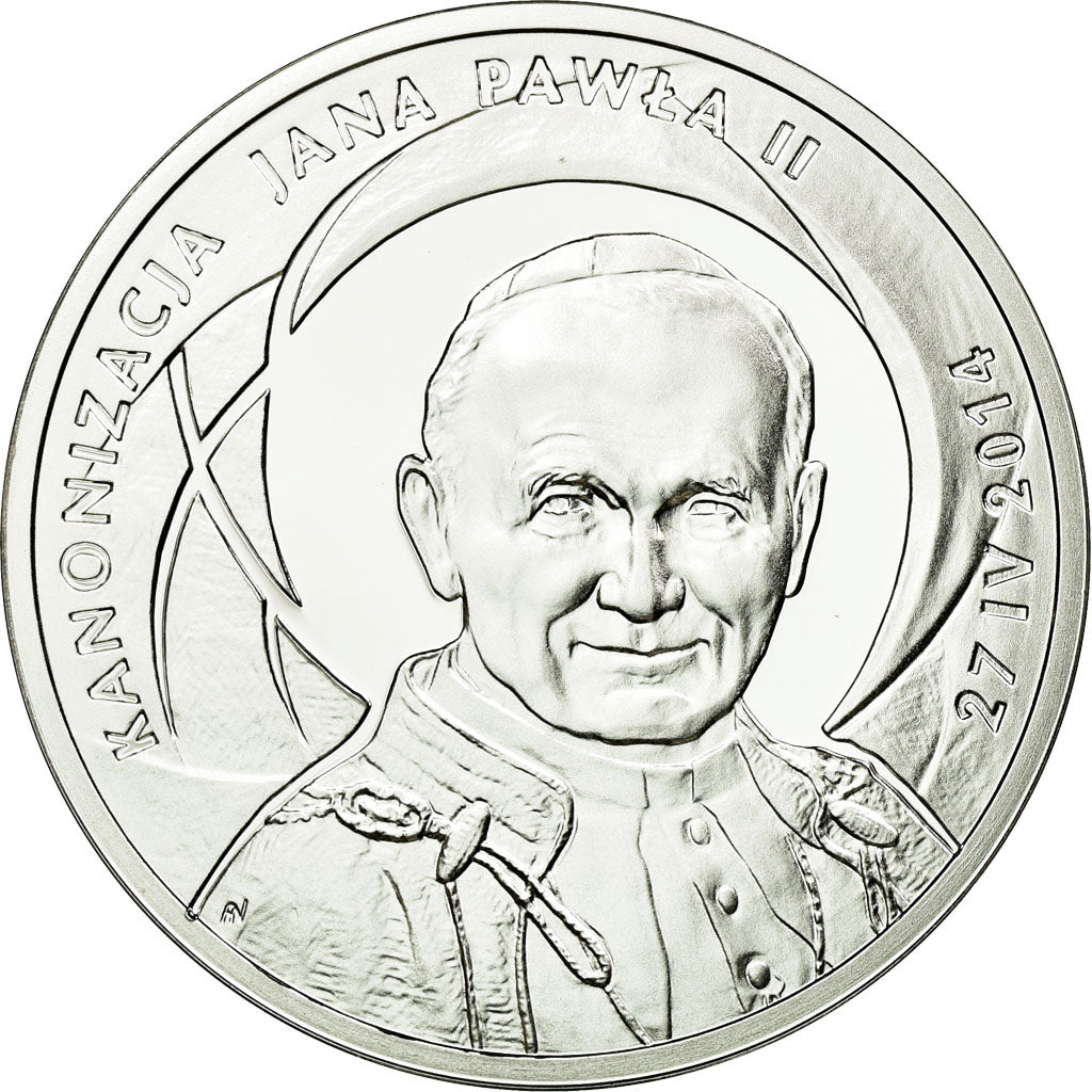 Coin, Poland, 10 Zlotych, 2014, MS(63), Silver