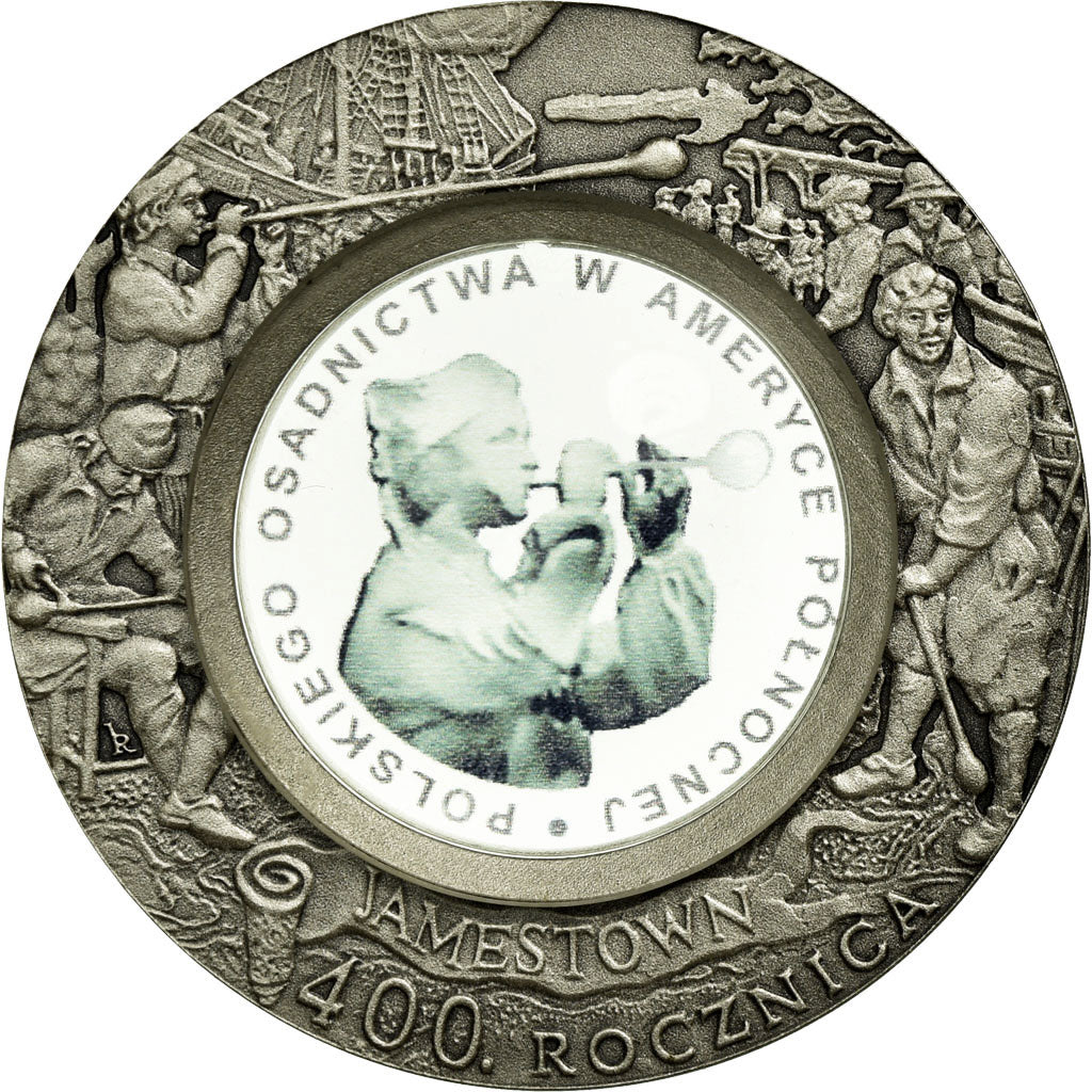Coin, Poland, 10 Zlotych, 2008, MS(63), Silver, KM:658