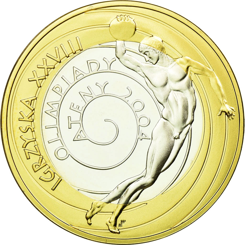 Munten, Polen, 10 Zlotych, 2004, Warsaw, UNC-, Zilver, KM:518