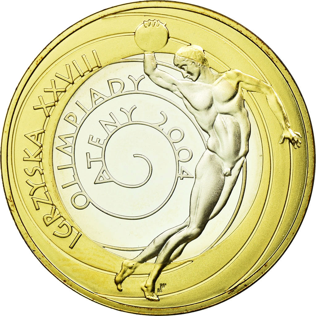 Coin, Poland, 10 Zlotych, 2004, Warsaw, MS(63), Silver, KM:518