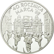 Coin, Poland, 10 Zlotych, 2008, Warsaw, MS(63), Silver, KM:632