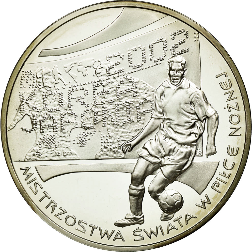 Coin, Poland, 10 Zlotych, 2002, Warsaw, MS(63), Silver, KM:434