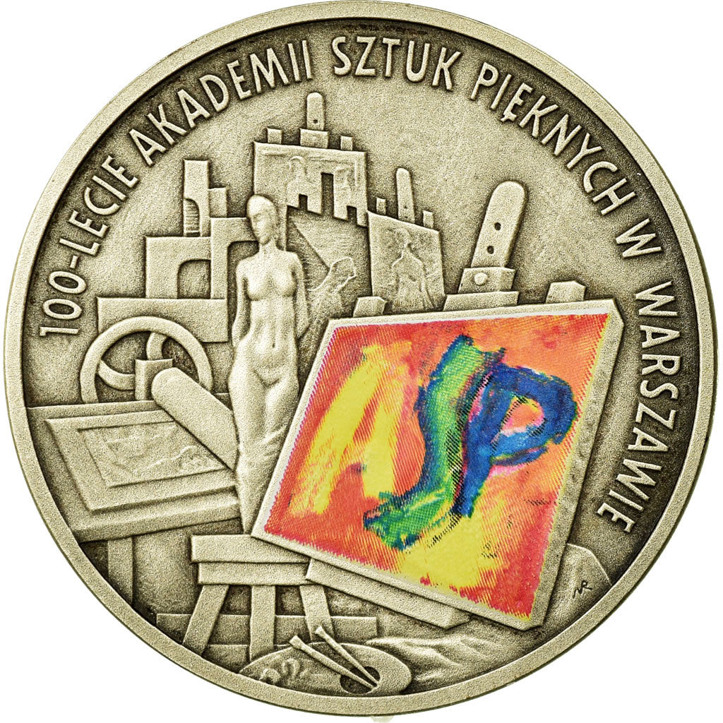 Munten, Polen, 10 Zlotych, 2004, Warsaw, UNC-, Zilver, KM:510