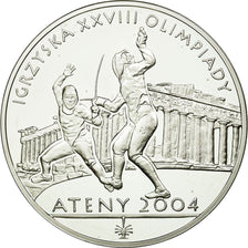 Coin, Poland, 10 Zlotych, 2004, Warsaw, MS(63), Silver, KM:517
