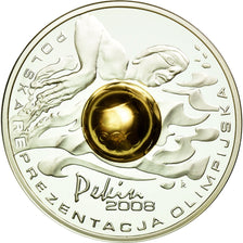 Coin, Poland, 10 Zlotych, 2008, MS(63), Silver, KM:645