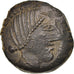 Obulco, Æ Unit, ca. 165-110 BC, Uncertain Mint, Bronce, MBC+