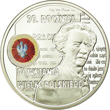 Coin, Poland, 10 Zlotych, 2008, MS(63), Silver, KM:661