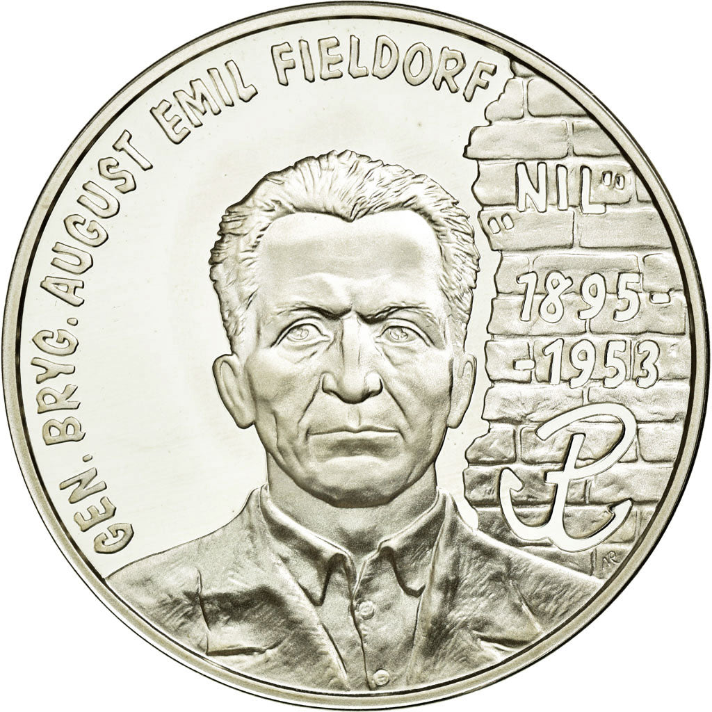 Coin, Poland, 10 Zlotych, 1998, MS(63), Silver, KM:342