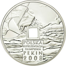 Coin, Poland, 10 Zlotych, 2008, MS(63), Silver, KM:646