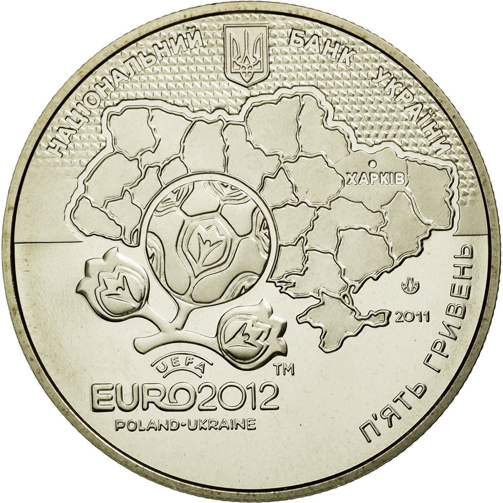 Coin, Ukraine, 5 Hryven, 2011, Kyiv, MS(63), Copper-Nickel-Zinc, KM:650