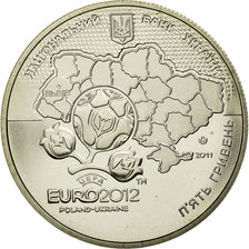 Monnaie, Ukraine, 5 Hryven, 2011, Kyiv, SPL, Copper-Nickel-Zinc, KM:651