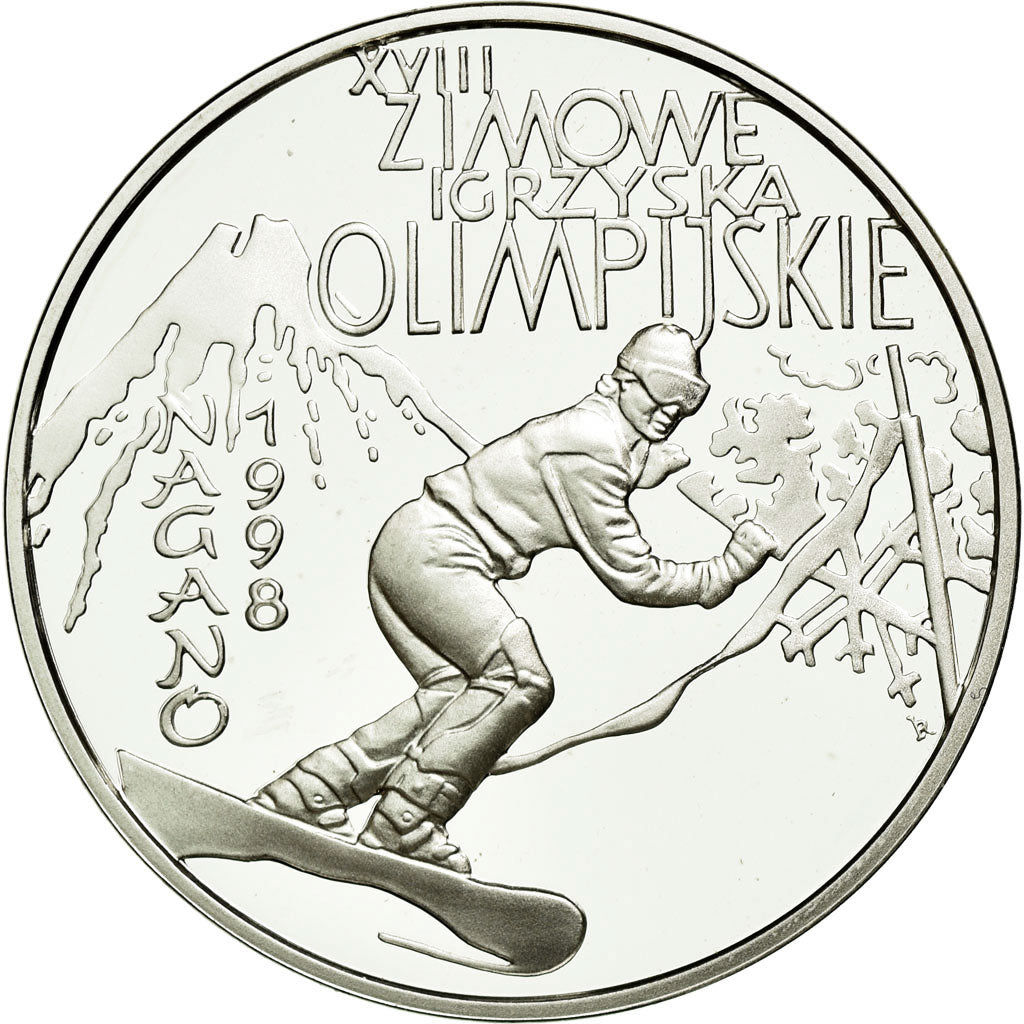 Münze, Polen, 10 Zlotych, 1998, UNZ, Silber, KM:341