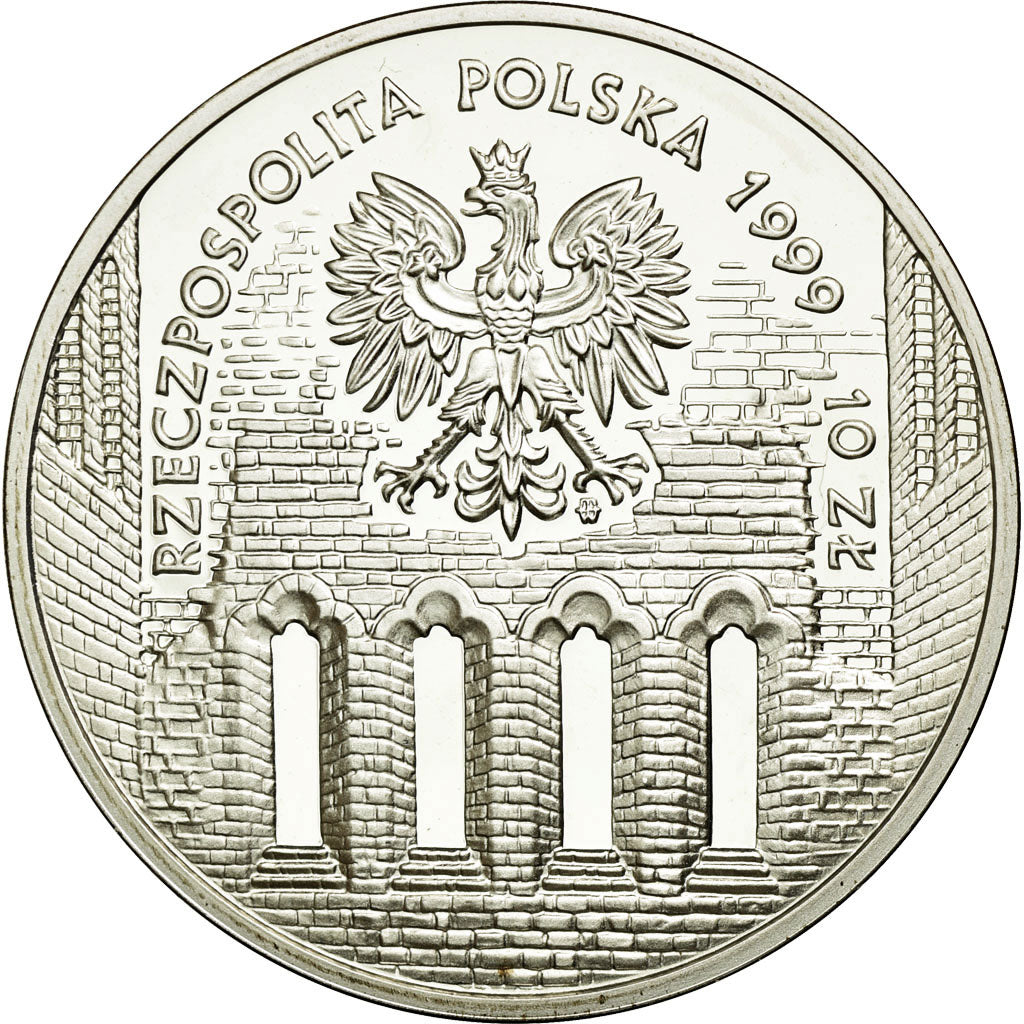 Münze, Polen, 10 Zlotych, 1999, UNZ, Silber, KM:364