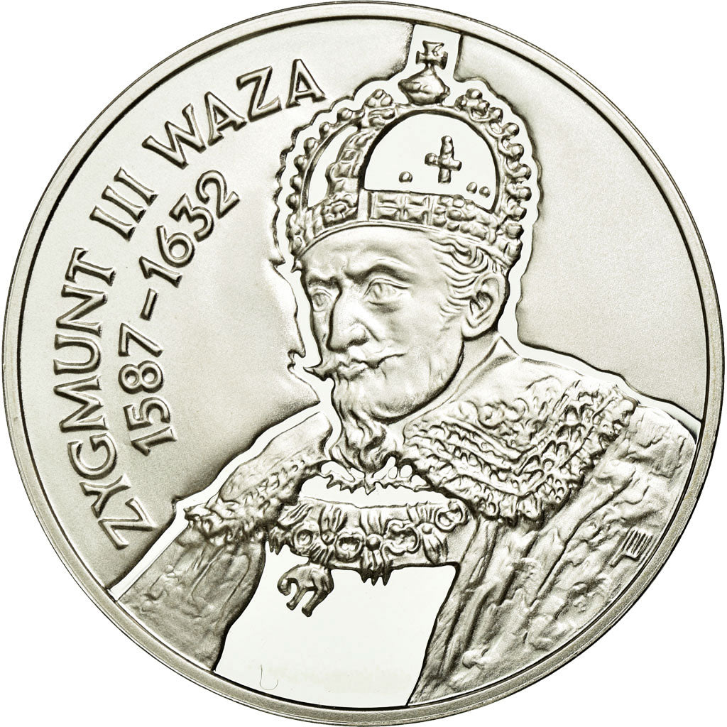 Coin, Poland, 10 Zlotych, 1998, MS(63), Silver, KM:337