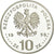Coin, Poland, 10 Zlotych, 1998, MS(63), Silver, KM:337