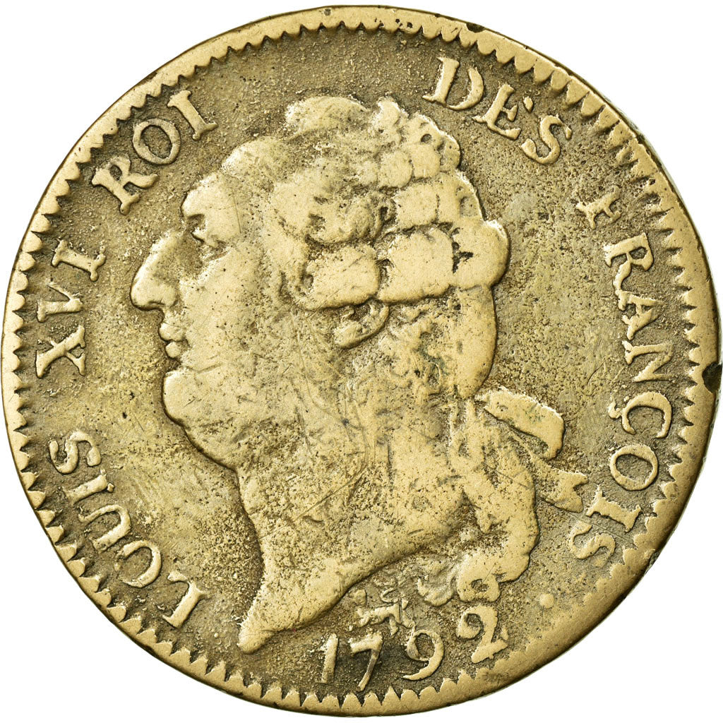 Coin, France, Louis XVI, ECU, 6 Livres, 1792, Paris, Contemporary forgery
