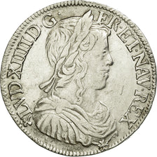 Monnaie,France,Louis XIV,1/2 Écu à la mèche longue,1651,Angers,TTB,KM 164.7