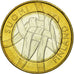 Coin, Finland, 5 Euro, 2011, Vantaa, MS(63), Bi-Metallic, KM:159
