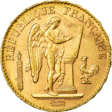 Moeda, França, Génie, 20 Francs, 1898, Paris, AU(50-53), Dourado, KM:825