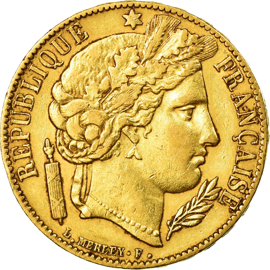 Monnaie, France, Cérès, 20 Francs, 1851, Paris, TTB+, Or, Gadoury:1059, KM:762