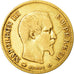Coin, France, Napoleon III, 10 Francs, 1855, Paris, VF(30-35),Gold, KM 784.3