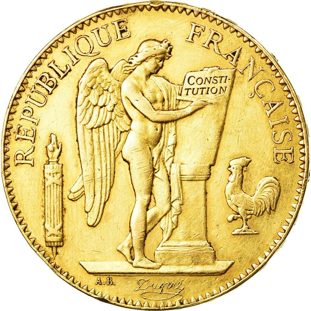 Coin, France, Génie, 100 Francs, 1881, Paris, EF(40-45), Gold, KM:832
