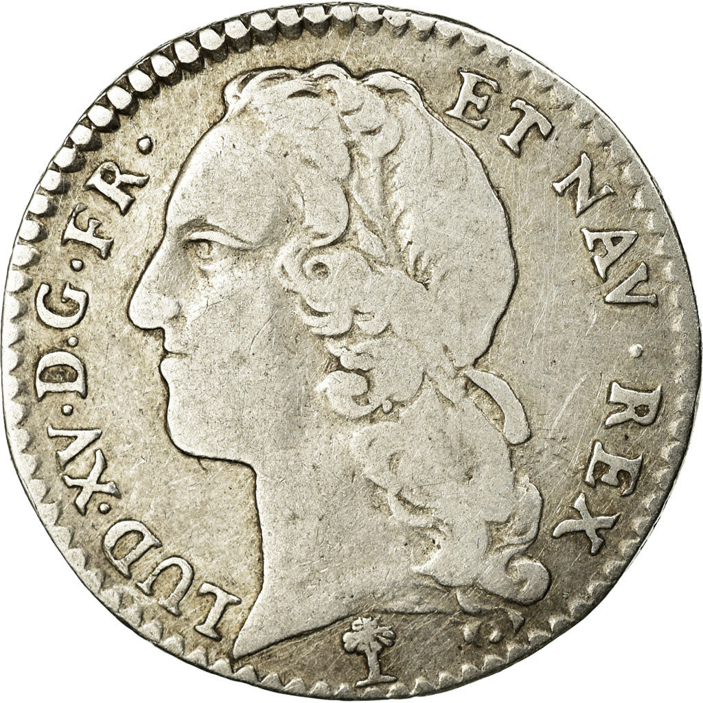 Monnaie, France, Louios XV, 1/10 ECU, 1741, Troyes, TB+, Argent, Gadoury:292