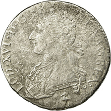 Moeda, França, Louis XVI, 1/2 Écu, 1784, Paris, F(12-15), Silver, KM 562.1