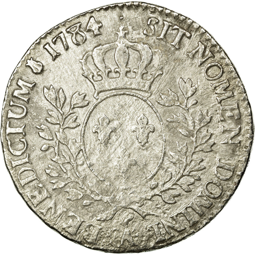 Moneda, Francia, Louis XVI, 1/2 Écu, 1784, Paris, BC, Plata, KM 562.1
