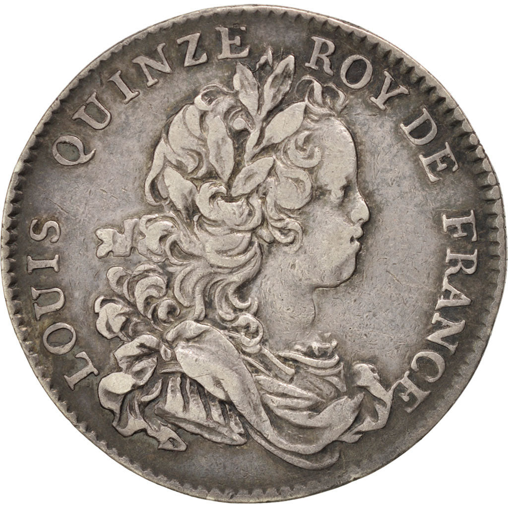 France, Jeton, Royal, 1717, EF(40-45), Silver, Feuardent:1618