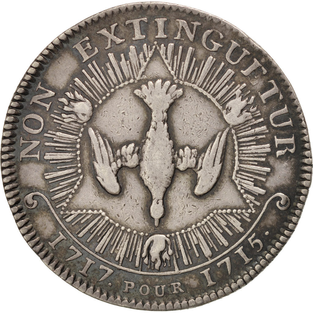 France, Louis XV, Ordre du Saint Esprit, Jeton 1717, Feuardent 1618