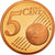 Francia, 5 Euro Cent, 2011, SC, Cobre chapado en acero, KM:1284