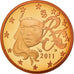 France, 2 Euro Cent, 2011, SPL, Copper Plated Steel, KM:1283