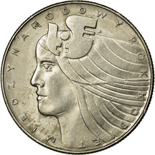 Coin, Poland, 20 Zlotych, 1975, Warsaw, AU(50-53), Copper-nickel, KM:75
