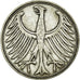 Coin, GERMANY - FEDERAL REPUBLIC, 5 Mark, 1951, Stuttgart, EF(40-45), Silver