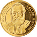 Switzerland, Medal, Gotfried Keller, MS(64), Copper-Nickel Gilt